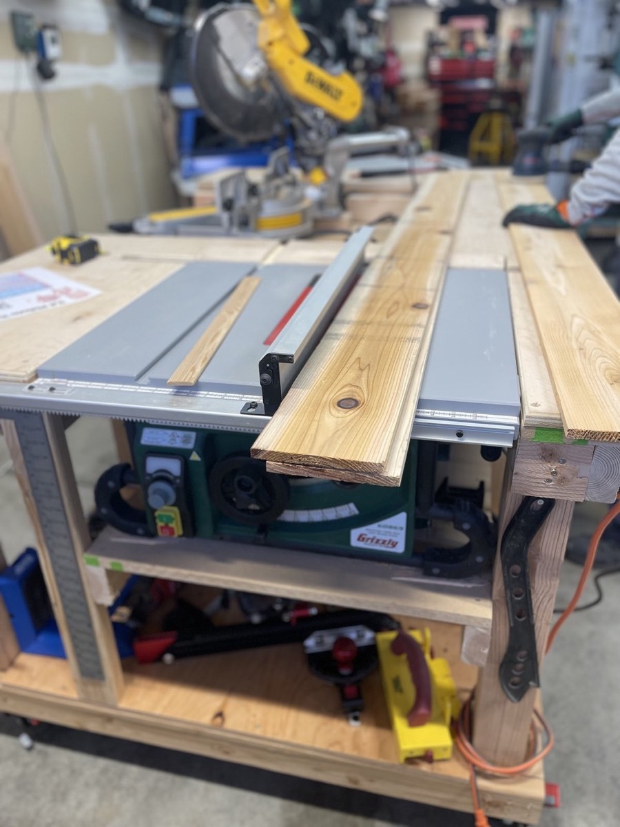 The workshop table saw